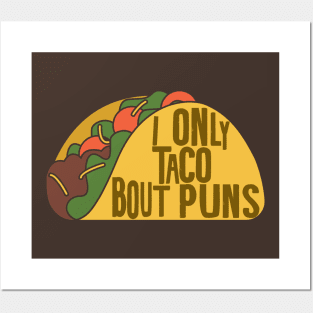 taco puns funny Posters and Art